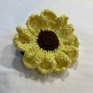 Crochet SunFlower Hair tie